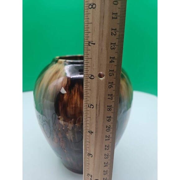 Brush McCoy Pottery Onyx line Vase Jug Flow Browns Art Line Chicago 1933 - Picture 13 of 13